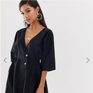 NWT ASOS DESIGN casual smock mini dress